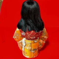 木目込み 市松人形 一対の画像