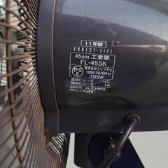 業務用 扇風機 羽 アルミ ファン ハイスタンド扇 ブラックの画像