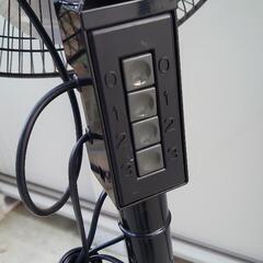 業務用 扇風機 羽 アルミ ファン ハイスタンド扇 ブラックの画像