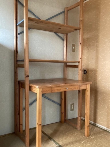 無印良品　パイン材テーブルセット