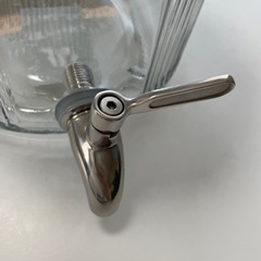 5Lドリンクサーバー IKEA ガラス　の画像