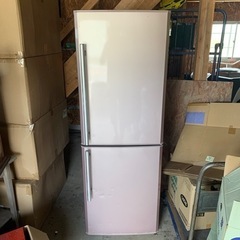 動作OK 中型　冷蔵庫　差し上げます　256L 三菱　2ドア