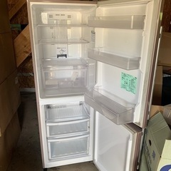 動作OK 中型　冷蔵庫　差し上げます　256L 三菱　2ドアの画像