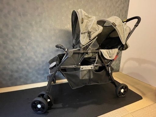 ★値下げ★二人乗りベビーカー　双子　年子　besrey 縦型