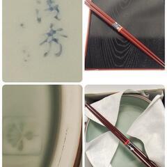 新品未使用品

有田焼　清秀　
器・箸・お盆セットの画像