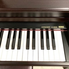 【SOLD OUT】特価品◆KORGコルグ ◆88鍵 電子ピアノ CONCERT C-4500 椅子付きの画像