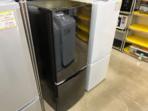 ⭐️人気の黒！⭐️TOSHIBA 東芝 153L冷蔵庫 GR-M15BS 2028年式 0824-05