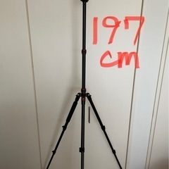 新品。１万円で購入。三脚 最大197cm 一脚 アルミ製軽い キ...