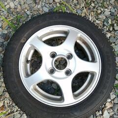 【ほぼ新品】155/65R13アルミホイールセット