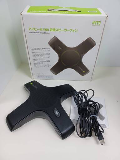 IPEVO アイピーボ WEB会議スピーカーフォン/CDCA-01IP ①