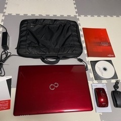 富士通 LIFEBOOK AH77/M ガーネットレッド 