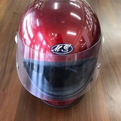 バイクヘルメット　マルシン　レッド　フルフェイス　美品　早い者勝ち　