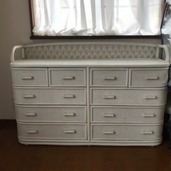 ホワイトチェスト　美品
