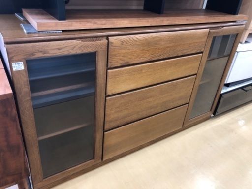 サイドボード　オーク材