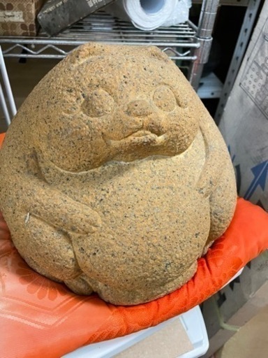 たぬき置物石 立派 かわいいしげん屋