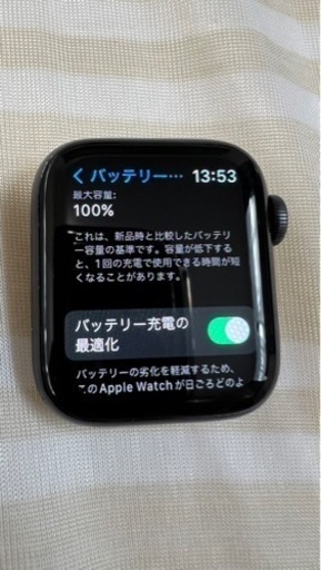 Applewatch series4 Nike+ 40mm バッテリー最大容量100%