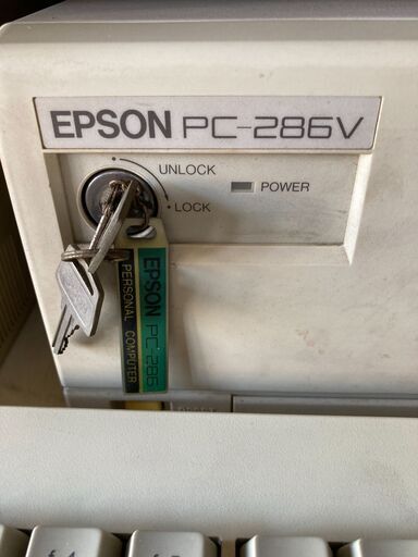 ★EPSON PC-286V★NEC PC-9800シリーズ互換機★全セット★ジャンク扱い/骨董品/アンティーク家具★オブジェや展示な