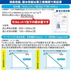 【レガストック川崎本店】【サッと固まり、スッと消臭】水を使わない非常用トイレセルレット　凝固・脱臭剤　30回分の画像