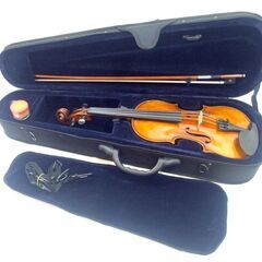 メンテ済み ドイツ製 1P垢虎 バイオリン Antonius Stradivarius モデル 分数 3/4 SUGITO弓 発表会 コンクールなど 高グレード中古バイオリン 全国発送対応 愛知県清須市より 名古屋市近郊 管理（カ）K7382の画像