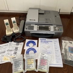 未使用インク3本付き！brother 複合機　プリンター電話　F...
