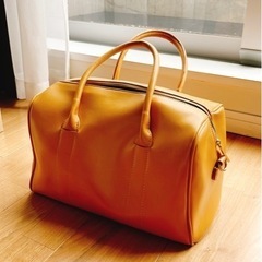 ボストンバッグ (マスタードイエロー)