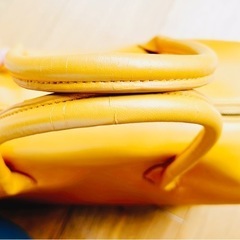 ボストンバッグ (マスタードイエロー)の画像