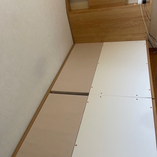 ニトリ　シングルベッドフレーム(アザン3 浅型/WW)