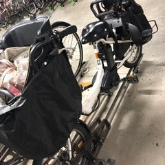 子供乗せ電動自転車(3人乗り)