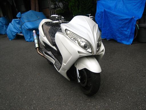 スカイウェイブ２５０　CJ44A  渋くカスタム仕様動画有り
