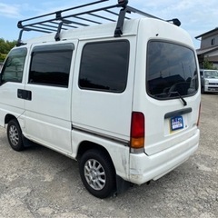 【支払総額5.8万円】車検令和4年10月 サンバーバン パワーウィンドウ キャリア付き 現車確認後乗って帰れる！激安自動車専門店オートショップable野田店★の画像