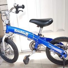 中古美品🔵へんしんバイク(青)🔵マニュアル付の画像
