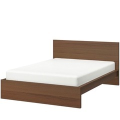 IKEA マルム　ダブルベッドフレーム　今日取りに来れる方限定！