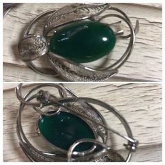 ブローチ セット 再利用 リメイクとしてもおすすめですよの画像