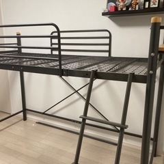 (お譲り先決定)丸善ロフトパイプベッド　値下げしました　