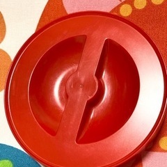 【値下】アデリア ADERIA 昭和レトロ ガラス RED 収納 キャニスター キャンディポット 保存容器 中古品の画像
