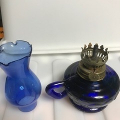 ガラス製　オイルランプの画像
