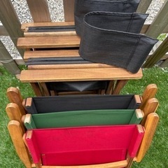 ニトリ 木製折りたたみチェア アウトドア キャンプ お家でも