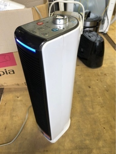コイズミ 電気ファンヒーター ホット\u0026クール ミニ 送風 温風  人感センサー コンパクト