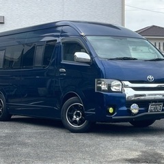 キャンピング仕様！ハイエース　スーパーGLワイド/非課税車/フロ...