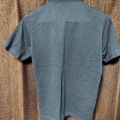 【MADISON WALKER】ポロシャツ_ネイビー、ドット、Mの画像