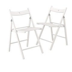 お譲り先決まりました。IKEA TERJE 折りたたみチェア2脚 0円