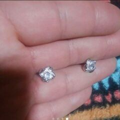 ▼j←←←m18-17  刻印/ブリリアントゴージャスフラワーピアス  202208250636の画像