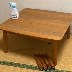 【値下しました】定価¥28000 高さ4段階調節可能　天板75x...