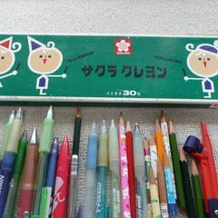★　無料　鉛筆　シャープペンシル　クレヨンの画像