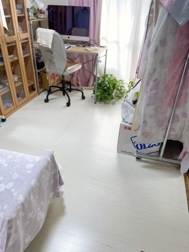 【超美品】和室6畳　ウッドカーペット white