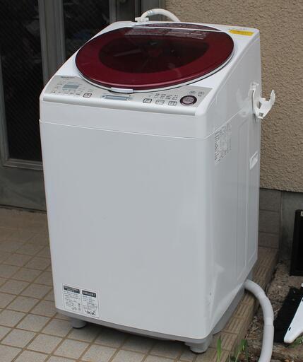 洗濯乾燥機 8㎏ シャープ 2015年製 ES-TX840-R 宮前区
