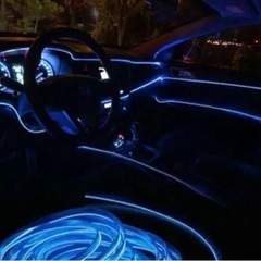 未使用★車用LEDネオンライト(赤,青)20個くらいありますの画像