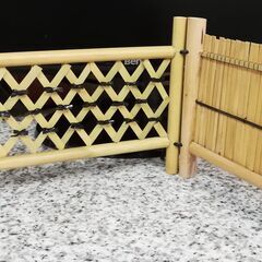 ミニ竹垣