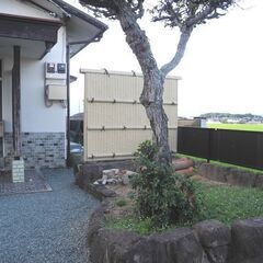 観音寺市 竹垣 人工竹垣 竹フェンス 目隠し 衝立 アルミ骨組み＋樹脂製 中古品の画像