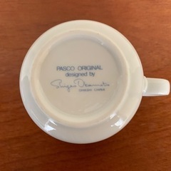 Pascoマグカップペア(口径7cm 高さ6､5cm) 未使用品の画像